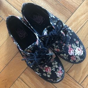 Vans Rose Floral Shoes